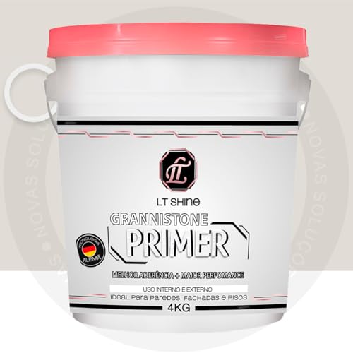LT Shiner Grannistone Primer Promotor de Aderência 4KG Cinza Claro (Off White)