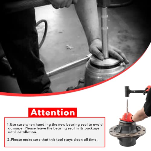 Bilitools Truck Hub Seal Installer Kit, Bearing Race And Seal Driver Set Heavy Duty For Class 7 & Class 8 #TOP1