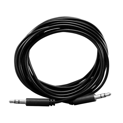 Cable estéreo 3.5mm (12 pies) Skywalker negro miniatura 1