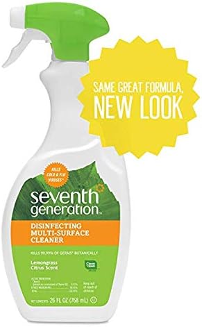 Seventh Generation Botanical Multi-surface Disinfecting Cleaner, Lemongrass Citrus, 26 fl oz (3 pack) - Image 3