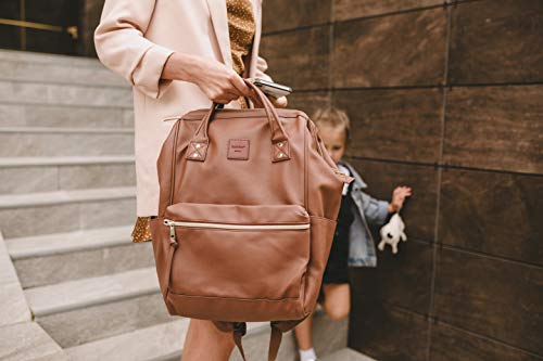 kah and kee leather backpack