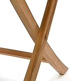 DIVERO Holztisch Gartentisch Teakholz 80 x 80 cm - 4