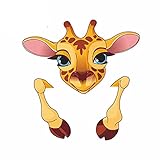 13cm x 12,4 cm para Sika Deer pegatinas de ventana de parachoques de coche calcomanía creativa parachoques impermeable