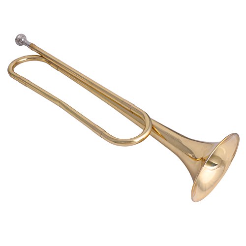 MEXUD Retro B Flat Bugle Trumpet School Band Cavalry Beginner Military Orchestra Music