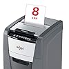 REXEL Optimum Auto Feed+ 100X, Distruggidocumenti Automatico, 100-110 Fogli (80-70 gr/mq), Taglio a frammento, Livello di Sicurezza P-4, per la Casa e per l’Ufficio, Capacità 34 Litri, 2020100XEU