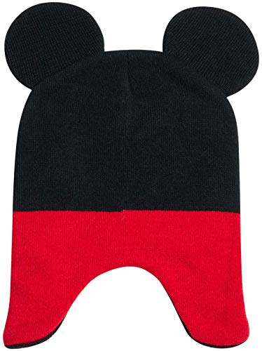 Image of Disney Little Boys Mickey Mouse Hat and 2 Pair Gloves or Mittens Cold Weather Accessory Set, Ages 2-7