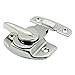 Defender Security U 11062 Sash LOCK, 1-1/2" & 1-7/8" Hole Centers, Steel, Satin Nickel Finish