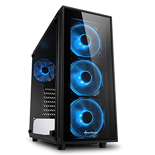 Sharkoon TG4 PC-Gehäuse Blau