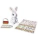 Zoomer Hungry Bunnies, Chewy, Interactive Robotic Rabbit That Eats, for Ages 5 and Up