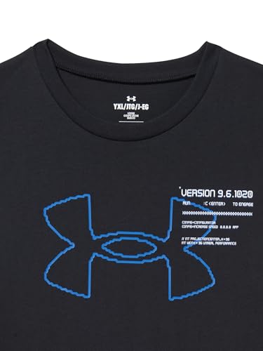 Image of Under Armour 1388678-1-YXL UA B Glitch BL LS Black YXL