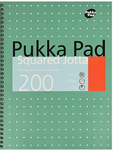 Pukka pad a4 jotta squared paper notebook - pack of 3