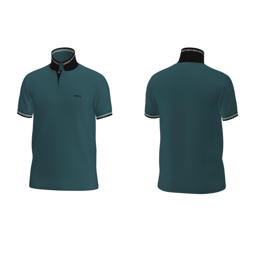 Hugo Men's Green Paul Polo - Polo Shirts - 2XL - Tops