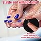 BOXOB 20 Blatt/300 Stück Nagelklebelaschen zum Aufdrücken, Doppelseitig Transparente Nagelklebelaschen Klebrige Fingernagelaufkleber mit Gelee-Kleber für Maniküre Zuhause Geschenk für Freunde
