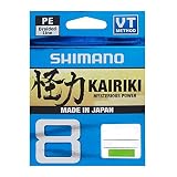 SHIMANO Kairiki 8, 150 Meter, Mantis Verde 0.100 mm/6.5 kg, Linea de Pesca Trenzada, 59Wpla58R01