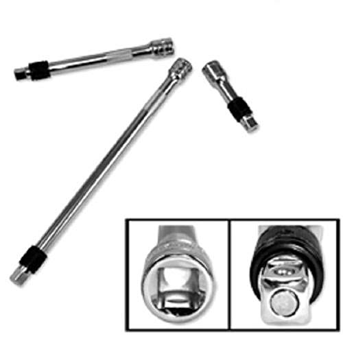 Set de 3 barras de extensión bloqueables para llave de carraca 3/8" miniatura 2