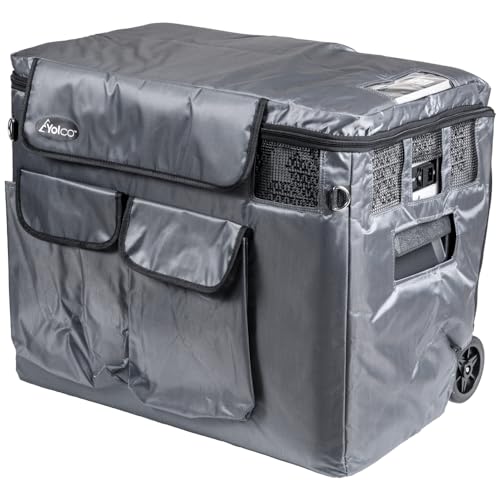 Housse thermique Yolco TC40BX/BCX pour réfrigérateur portatif couleur silver