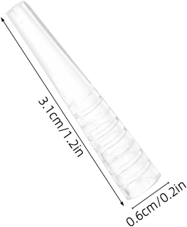 CALLARON 150pcs Eyelash Tweezers Protective Caps Tip Covers for Eyelash Grafting Tools Essential Accessories for Beauty Salons and Home Use for Easy Storage image 2