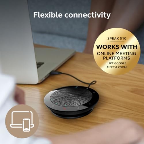 Jabra Speak 510 (2025 Edition) Portable Bluetooth USB Conference Speaker - image 7
