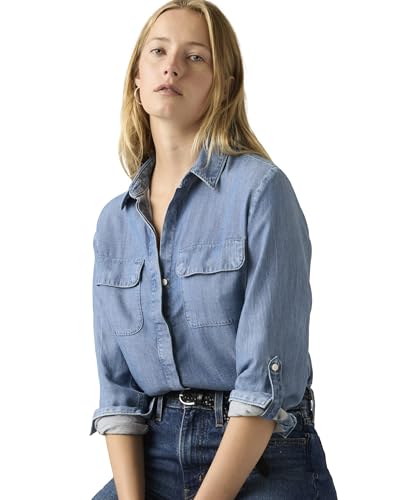[リーバイス] シャツ ELAINE ユーティリティ ミリタリー パッチポケット シャツ レディース 005NJ-0008 US S