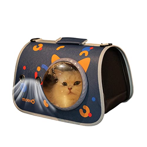 Transportadora de viagem para animais de estimação - Caixa de bolsa de malha portátil | Porta-cães l