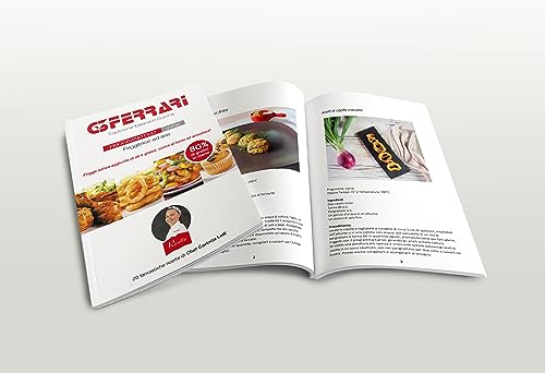 G3 Ferrari G10150 Doppelte Heißluftfritteuse "Friggisano Duo", 1700 W, 8 Liter (4 + 4), 2 Kochzonen, Digitaldisplay, Inklusive Rezeptbuch, Timer, Schwarz/Edelstahl. – Bild 4