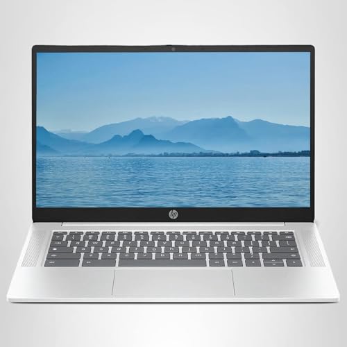 HP 2026 Lightweight Portable Chromebook, 14'' HD IPS Display, Intel Quad-Core N Processor Up to 3.70GHz, 4GB DDR5, 128GB SSD Storage, Ultra-Fast 6th Gen WiFi, Chrome OS, Pastel Silver, Renewed - Image 5