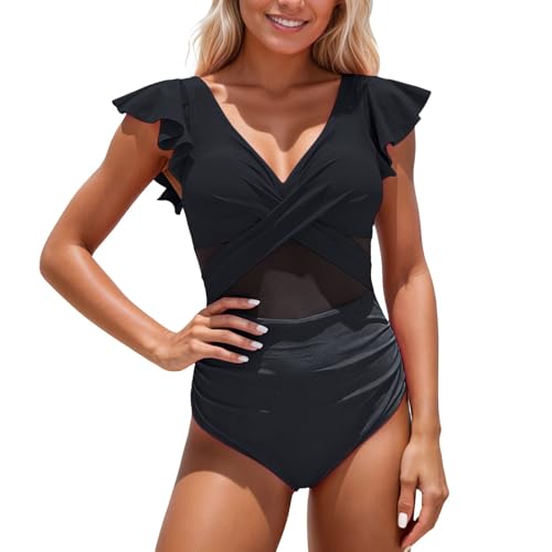 Maillot une pièce confortable XXL pour femme, le monokini gainant adapté aux sports nautiques