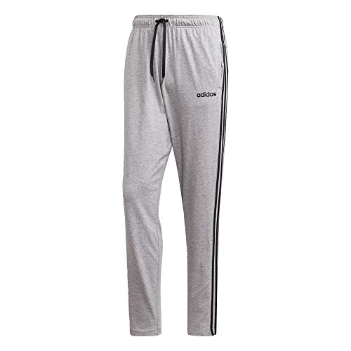 adidas Men's Essentials 3-Stripes Tapered Open Hem Pants