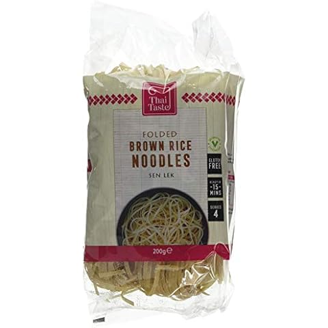 Thai Taste Folded Brown Rice Noodles, 200 g, Pack of 6 Cover