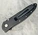 Black Titanium Deep Pocket Clip Compatible With Kershaw 1660 Leek Knife