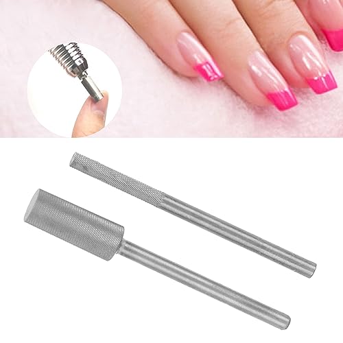 Puntas de taladro para uñas 2 piezas acero tungsteno miniatura 3