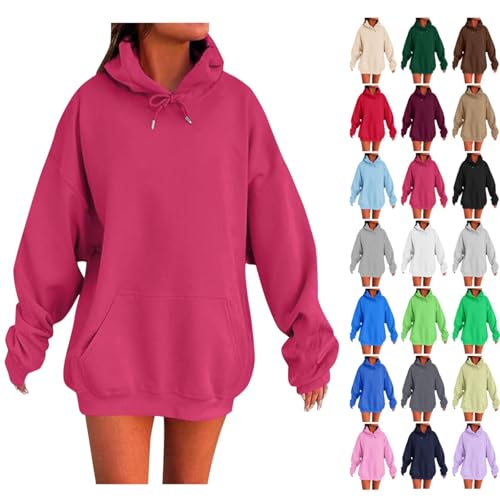 JiXiang Lightweight Hoodies for Women Oversized Winter Cute Sweatshirts Pullover 2025 Fashion Tops Trendy Fall Winter Clothes