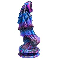 【Realistisches Drachendesign】Der realistische Kopf und die gebogene Welle dieses Monsterdildos machen ihn ideal für die Stimulation des G-Punkts oder die Prostatamassage. Es wird empfohlen, den Monsterdildo zusammen mit Gleitmittel zu verwenden, um d...