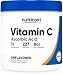 Nutricost Pure Ascorbic Acid Powder (Vitamin C) 0.5 LBS