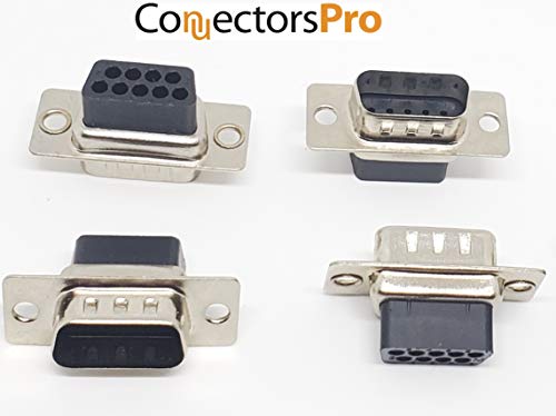 Connectors Pro Pack 50 DB9 Macho D-Sub Crimp miniatura 3