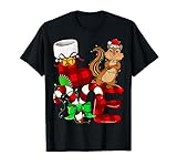 Photo Gallery chipmunk lover christmas - chipmunk wearing hat christmas maglietta Photo Gallery chipmunk lover christmas - chipmunk wearing hat christmas maglietta