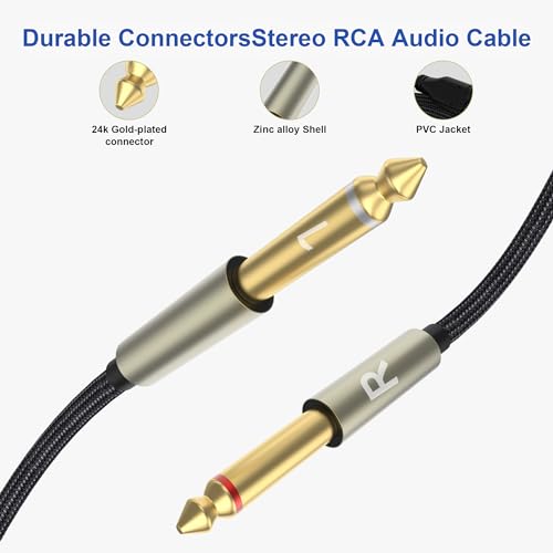 Câble USB C vers double Jack 6,35 mm pour brancher votre PC portable sans souffle - 4