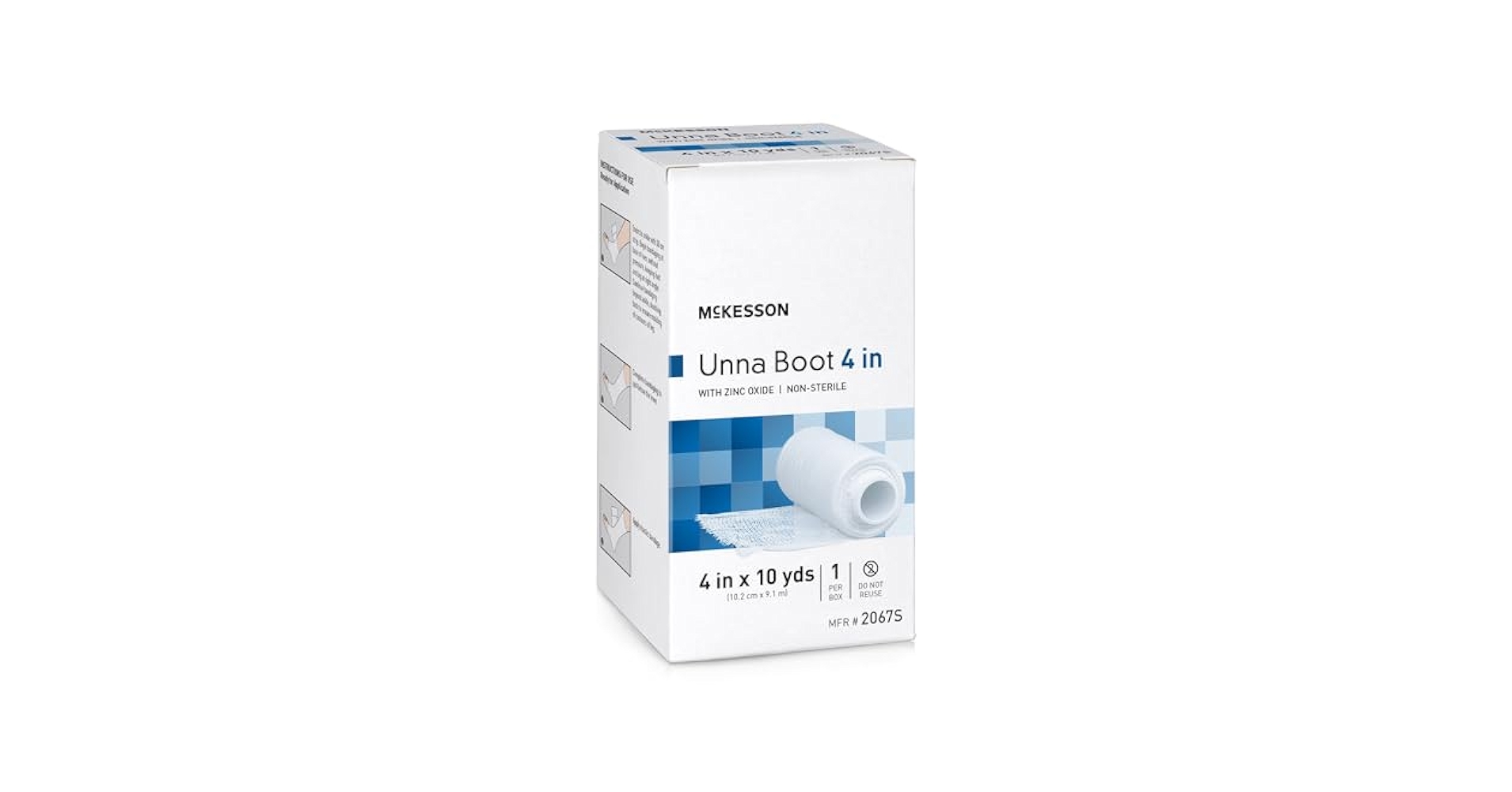 Amazon.com: McKesson Unna Boot with Zinc Oxide, White 4 in
