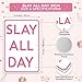 Smilelife Girls Gifts Funny Slay All Day Tin Sign for Aesthetic Room Bedroom Downtown Girl Room Dorm Wall Decor 8 X 12 Inch (3110)