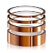 High Temp Tape, ELEGOO 4 Pack Polyimide High Temperature Resistant Tape Multi-Sized Value Bundle 1/8’’, 1/4’’, 1/2’’, 1’’ with Silicone Adhesive for Masking, Soldering etc.