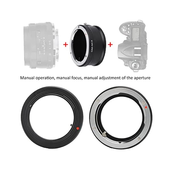 Sxhlseller Konverter Adapterring für OM Objektiv auf E Mount Kamera, für NEX‑F3/3/C3/5/5C/5D/5N/5A/5K/5T/5R/6/7/A7/A7R/A5000/ A6000 Usw – Bild 3