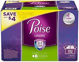 An item of Poise Very Light Absorbency Long Incontinence Panty Liners, 132 ct.-