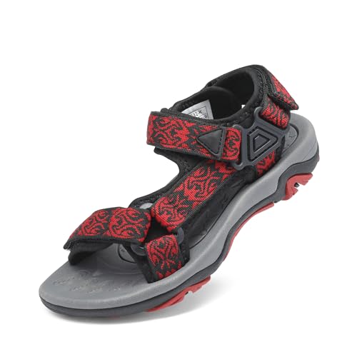 Image of DREAM PAIRS Boys Girls Sandals Kids Adventurous Light-Weight Adjustable Straps Summer Water Shoes (Toddler /Little Kid /Big Kid)