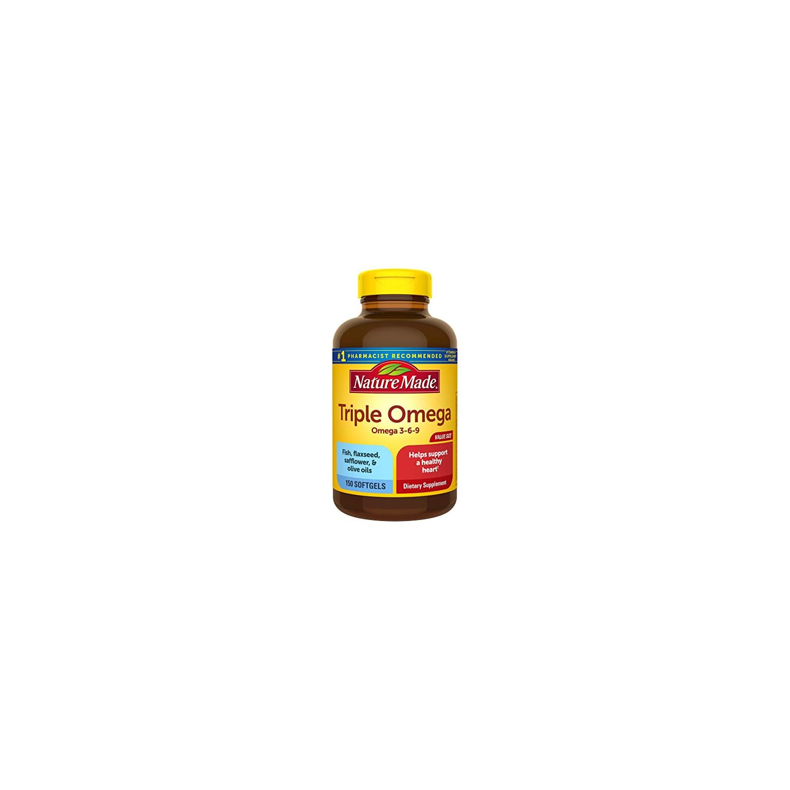 Nature Made Extra Strength Omega 3 Fish Oil 2800 mg per serving, Fish
