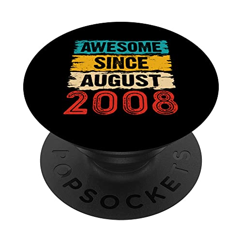 Regalos de cumpleaños 15 años impresionantes desde agosto de 2008 PopSockets PopGrip Intercambiable