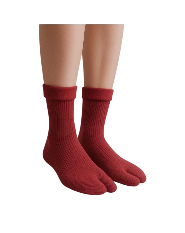Woollen Winter Thermal Socks, Full Length Thumb Design, Super Thick Velvet Crew Socks for Extreme Cold, color may be very-image-36