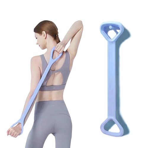 Figure 8 Resistance Band, Elastic Band, Stretch Bands, for Arm,Shoulder, Back,Leg Stretching, Upper Body Workout Equipment, Portable Home Office Elastic Ropes for Yoga, Pilates(Blue)