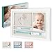 Muby, Baby Handabdruck und Fußabdruck, Gipsabdruck baby hand und fuß mit Bilderrahmen | Perfekte Neugeborenen Geschenk, baby fussabdruck set, Behalte die Erinnerungen | Baby abdruckset Geschenk