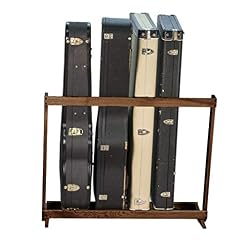 String Swing Cc29 pliante en bois dur étui de guitare de 5 Case Rack noir/noyer - Les Beatles, Paul McCartney, John Lennon, RIngo Starr, George Harrison String Swing Cc29 pliante en bois dur étui de guitare de 5 Case Rack noir/noyer – Image 3