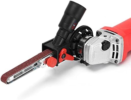 KROST Belt Sander Attachment Angle Grinder, Modified Sand Belt Machine,Belt Sander Accessory for 100mm 4 Inch Electric Angle Grinder (Angle Grinder is NOT INCLUDED in the Package)
